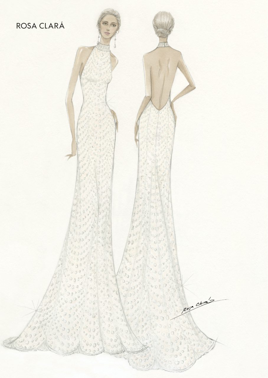 Rosa Clar designs two wedding dresses for Mery Perell wedding - Bridal  Times